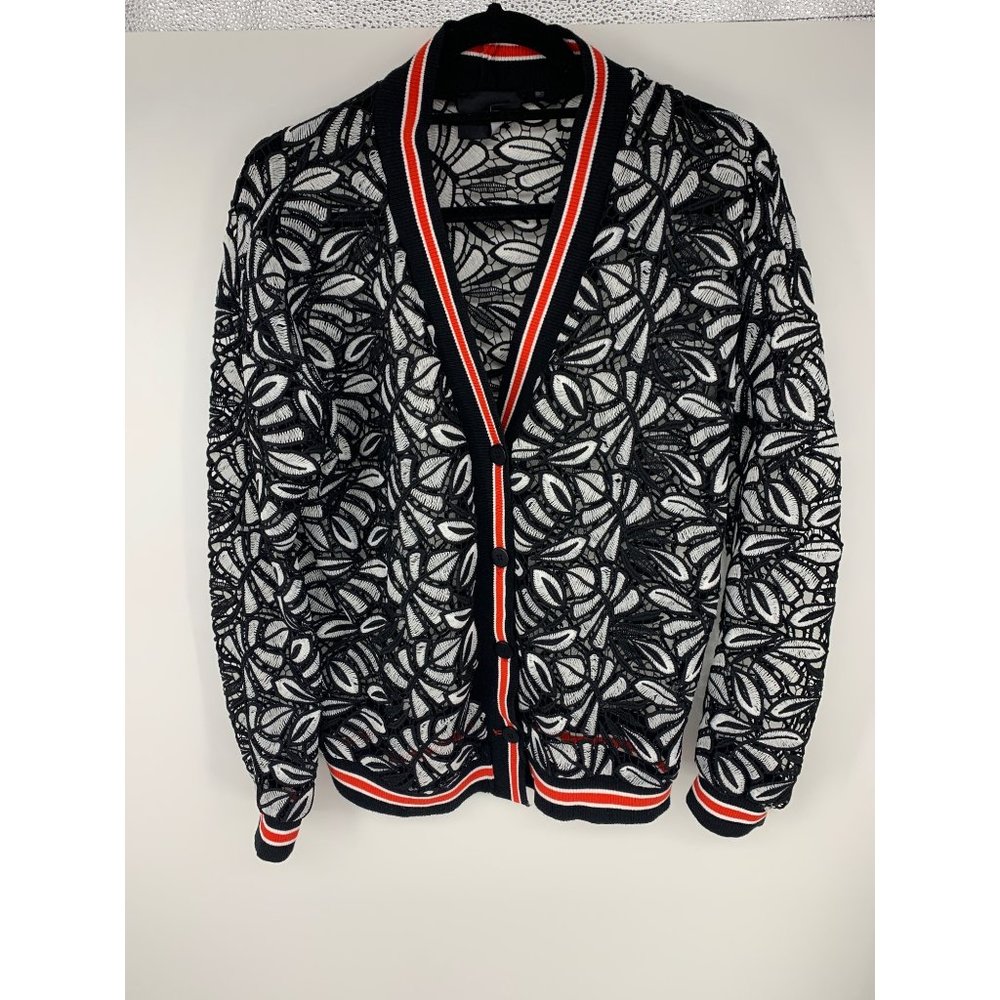 Dolce Cabo Black and White Cardigan Size L